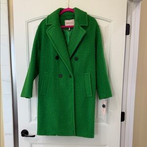 BCBGeneration Vibrant Green Teddy Jacket